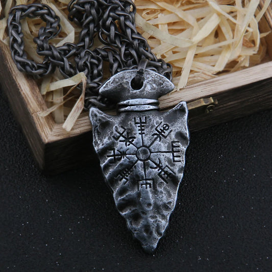 Aegishjalmur’s Guardian - Helm of Awe Arrowhead Pendant