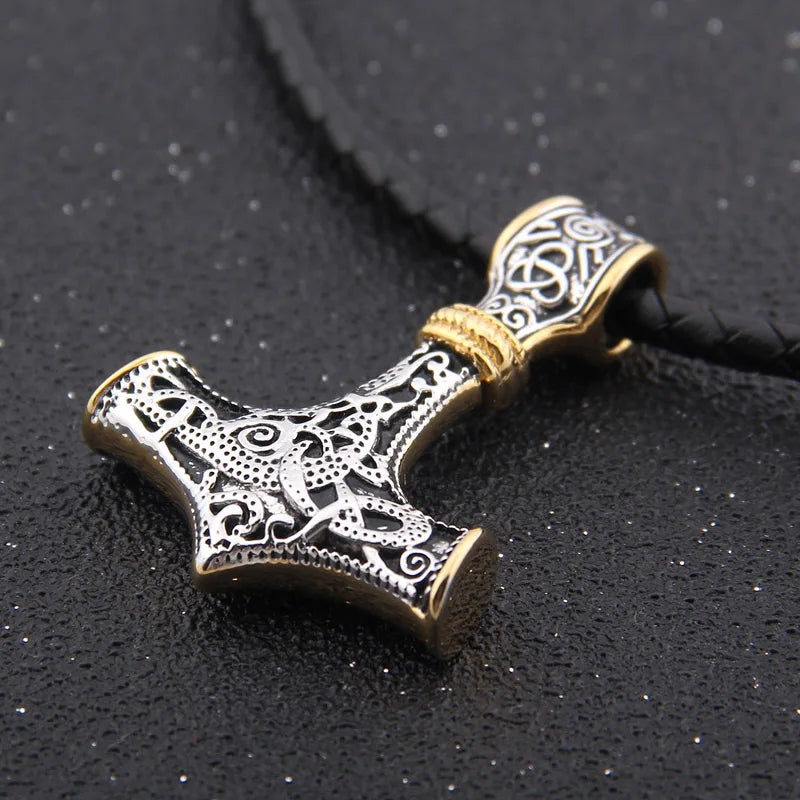 Mjölnir's Ascendant - Sterling Silver Thor’s Hammer Pendant