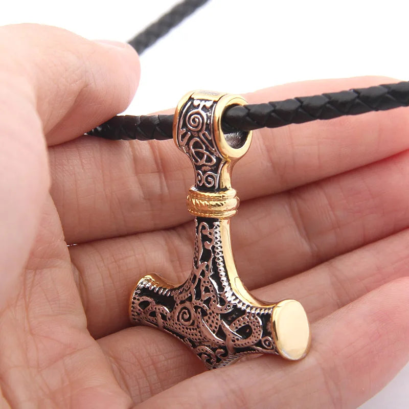 Mjölnir's Ascendant - Sterling Silver Thor’s Hammer Pendant