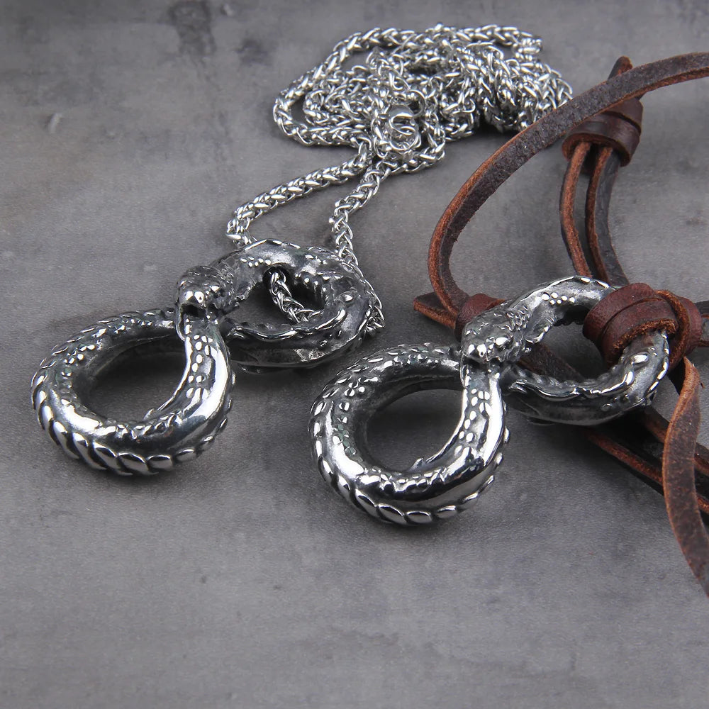 Eternal Devotion - Infinity Ouroboros Pendant