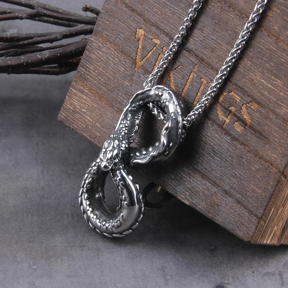 Eternal Devotion - Infinity Ouroboros Pendant
