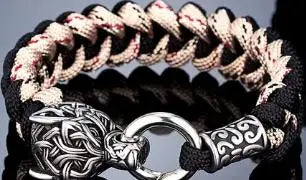 Fenrirs' Light - Woven Corded Viking Bracelet