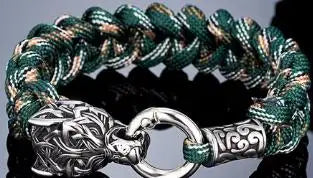 Fenrirs' Light - Woven Corded Viking Bracelet