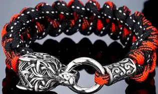 Fenrirs' Light - Woven Corded Viking Bracelet