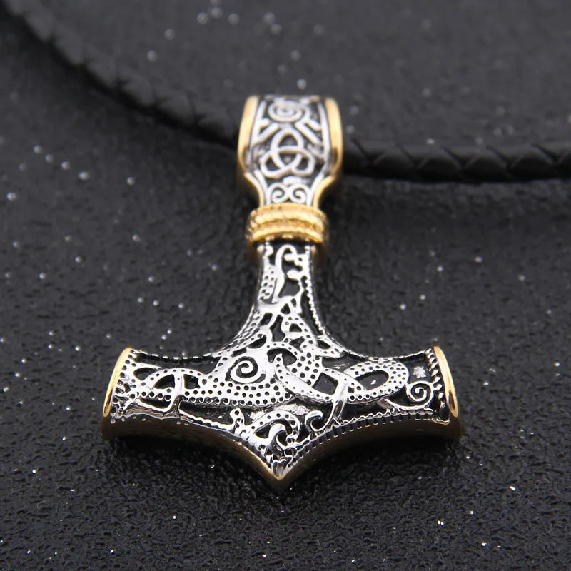 Mjölnir's Ascendant - Sterling Silver Thor’s Hammer Pendant