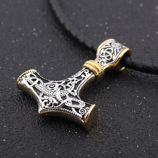 Mjölnir's Ascendant - Sterling Silver Thor’s Hammer Pendant