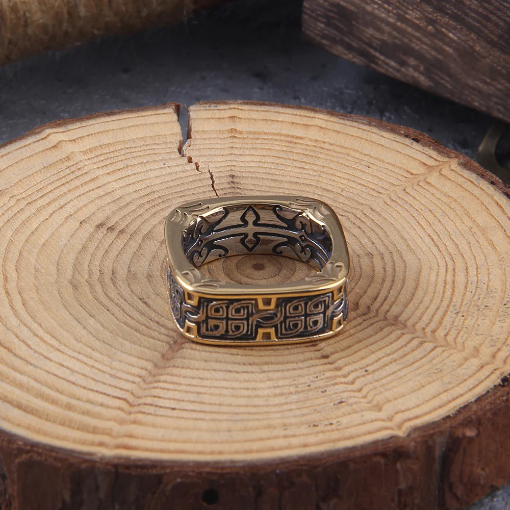 High One’s Wisdom - Viking Rune Ring