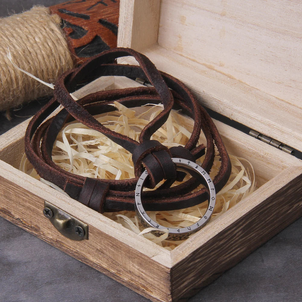 Modern Silver Runic Band/Pendant