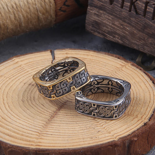 High One’s Wisdom - Viking Rune Ring