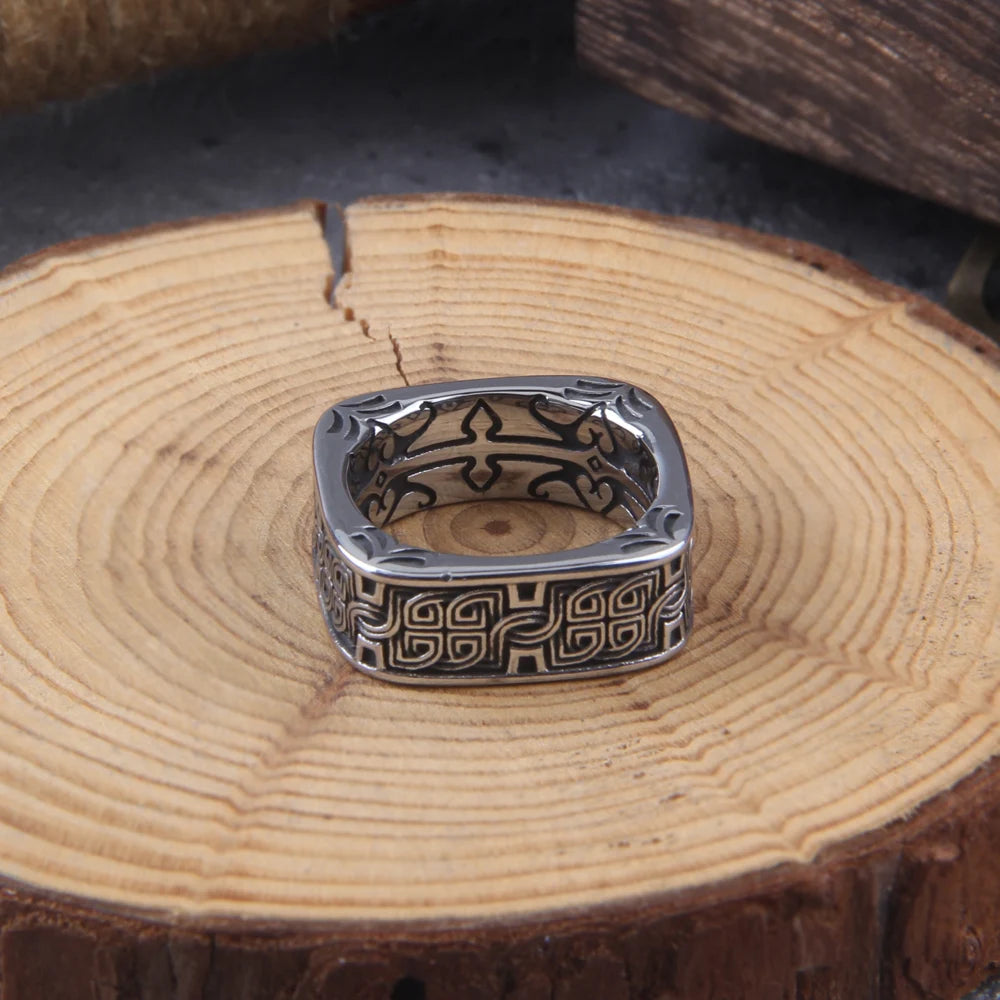 High One’s Wisdom - Viking Rune Ring